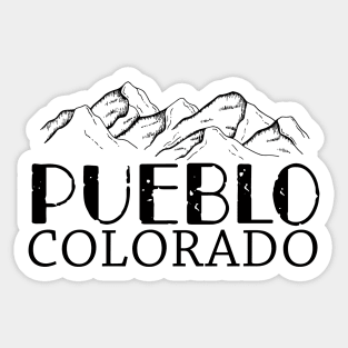 Pueblo Colorado Pueblo Co Colorado Sticker